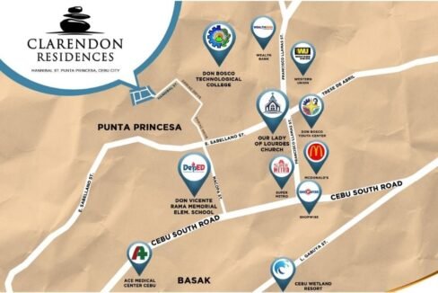 Clarendon Residences Map